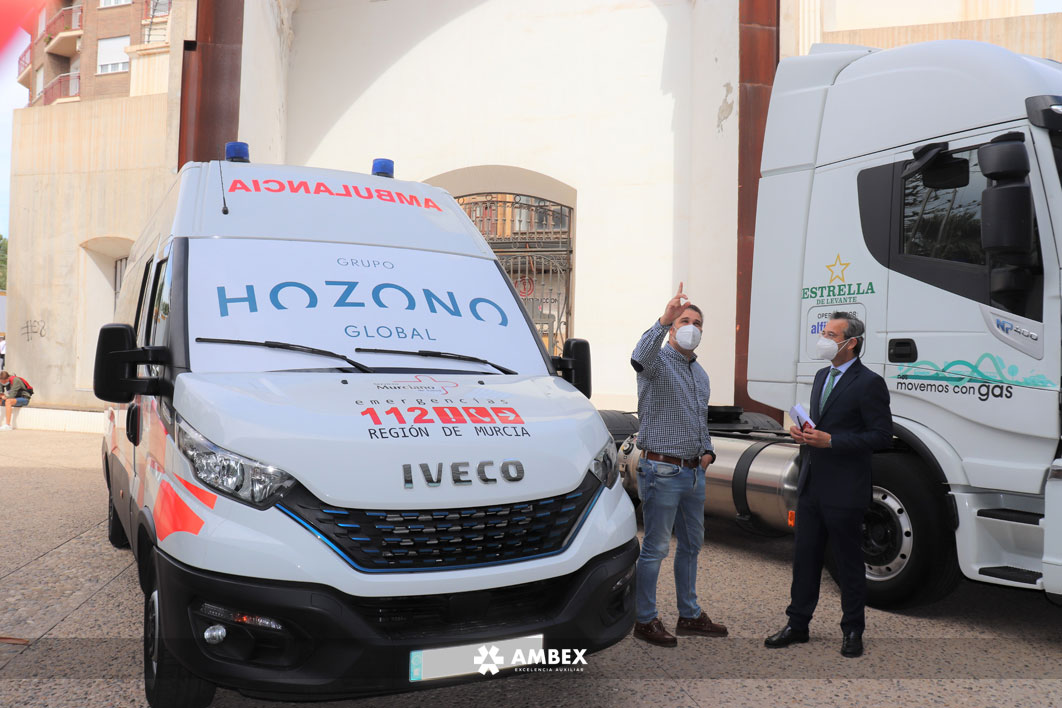Las ambulancias de Orthem viajan a Madrid como ejemplo de 'movilidad sostenible'