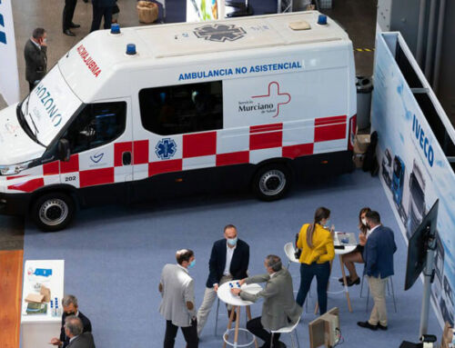 Las ambulancias de Orthem viajan a Madrid como ejemplo de ‘movilidad sostenible’