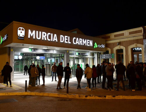 Ambex participa en el simulacro de incendio en la estación del AVE en Murcia