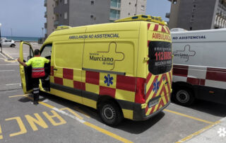 Transporte Sanitario Región de Murcia refuerza con seis ambulancias no asistenciales los servicios de urgencia en zonas de playa